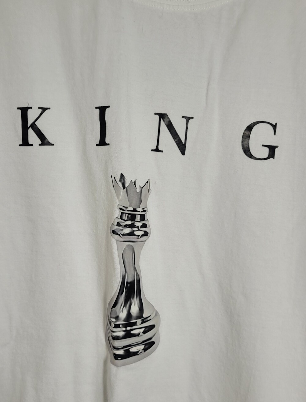KING Graphic Crewneck Tee - White - Picture 2 of 7